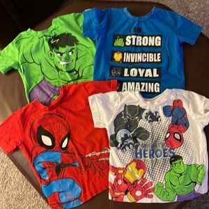 Marvels Avengers T-shirts lot boys (3T)